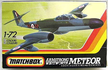 Matchbox 1/72 Armstrong Whitworth Meteor NF.14 / 12 /11 - RAF or Belgian Markings - BAGGED, PK129 plastic model kit